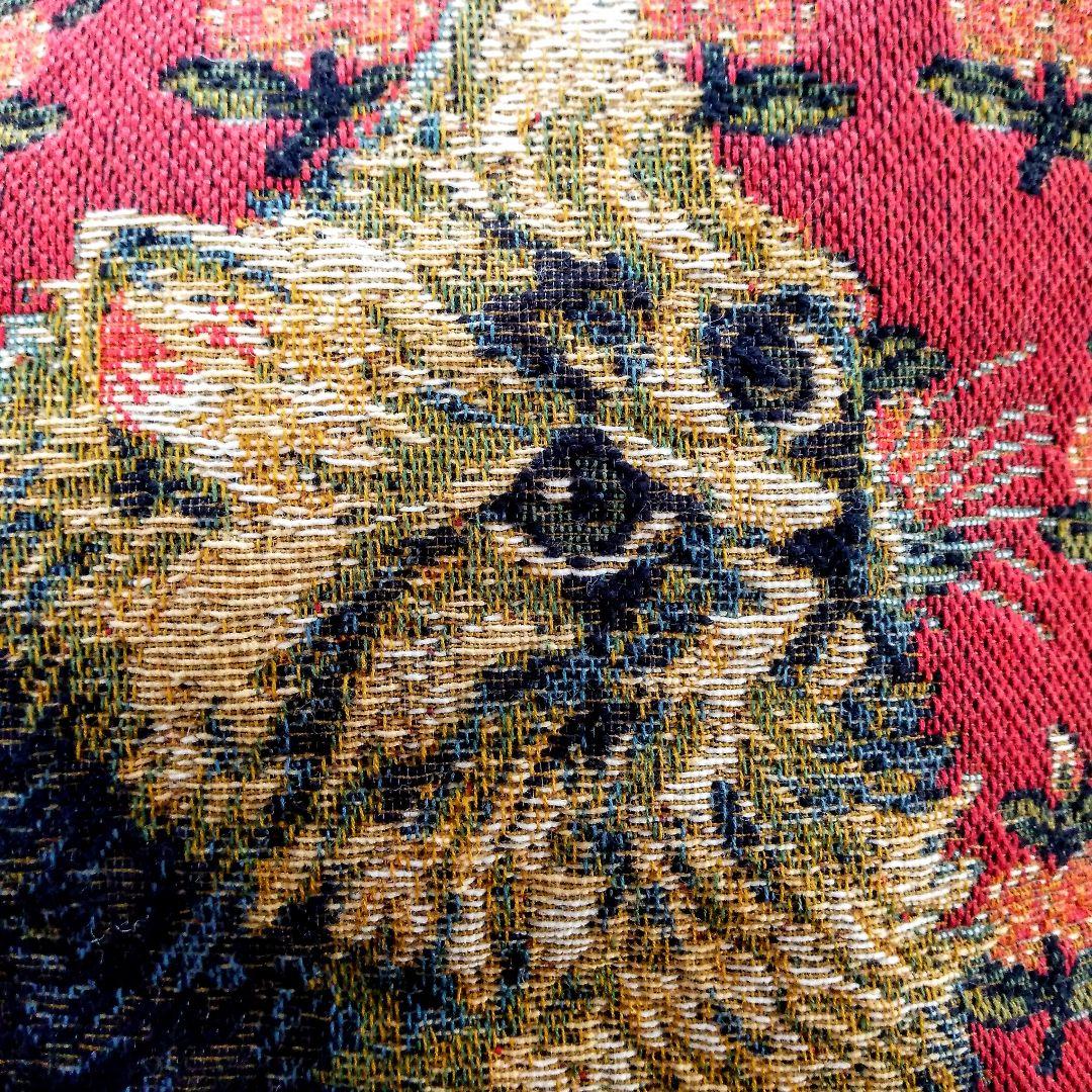 ゴブラン織り クッション アンティーク調 フランス ベルギー