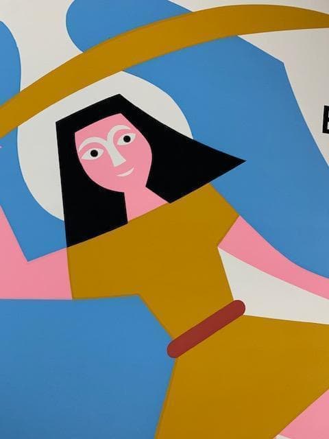 額装品/アレクサンダー・ジラード 1968 アートポスター シルクスクリーン