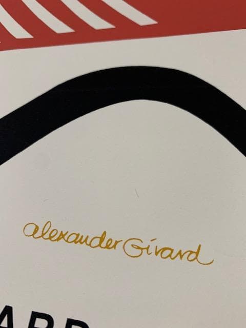 額装品/アレクサンダー・ジラード 1968 アートポスター シルクスクリーン