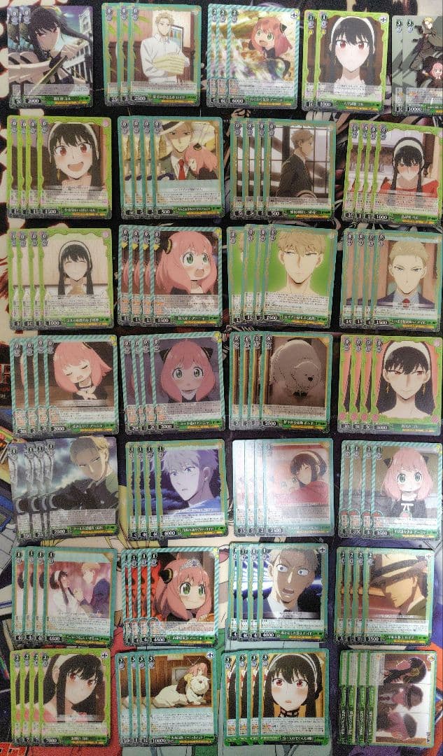 ヴァイスシュヴァルツ スパイファミリー デッキ パーツ まとめ売り