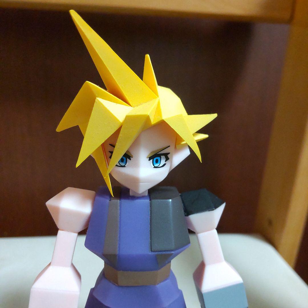 ファイナルファンタジー7 ポリゴンソフビ クラウド・ストライフ - メルカリ