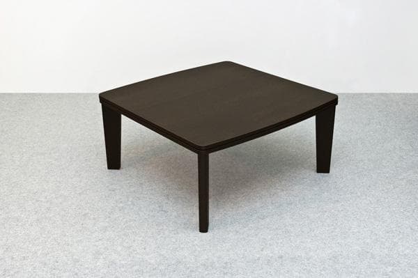 《新品・送料無料》カジュアルコタツ　R天板　75×75　正方形　BR/NA