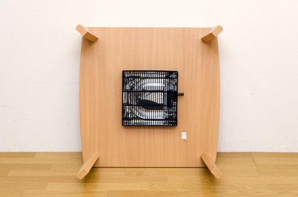 《新品・送料無料》カジュアルコタツ　R天板　75×75　正方形　BR/NA