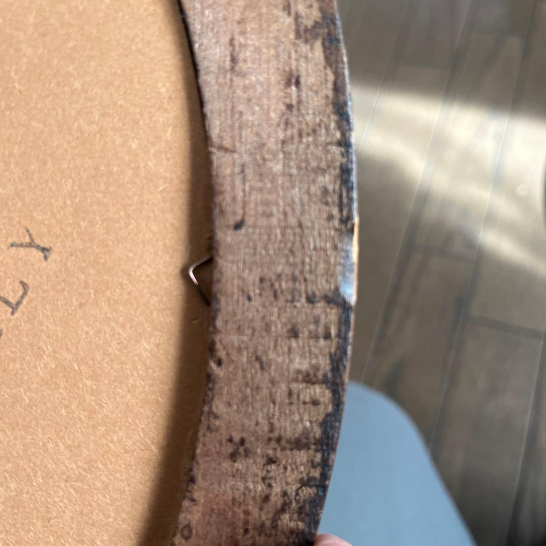 アンティーク　イタリー製　花の絵　古木　フレーム　壁掛け