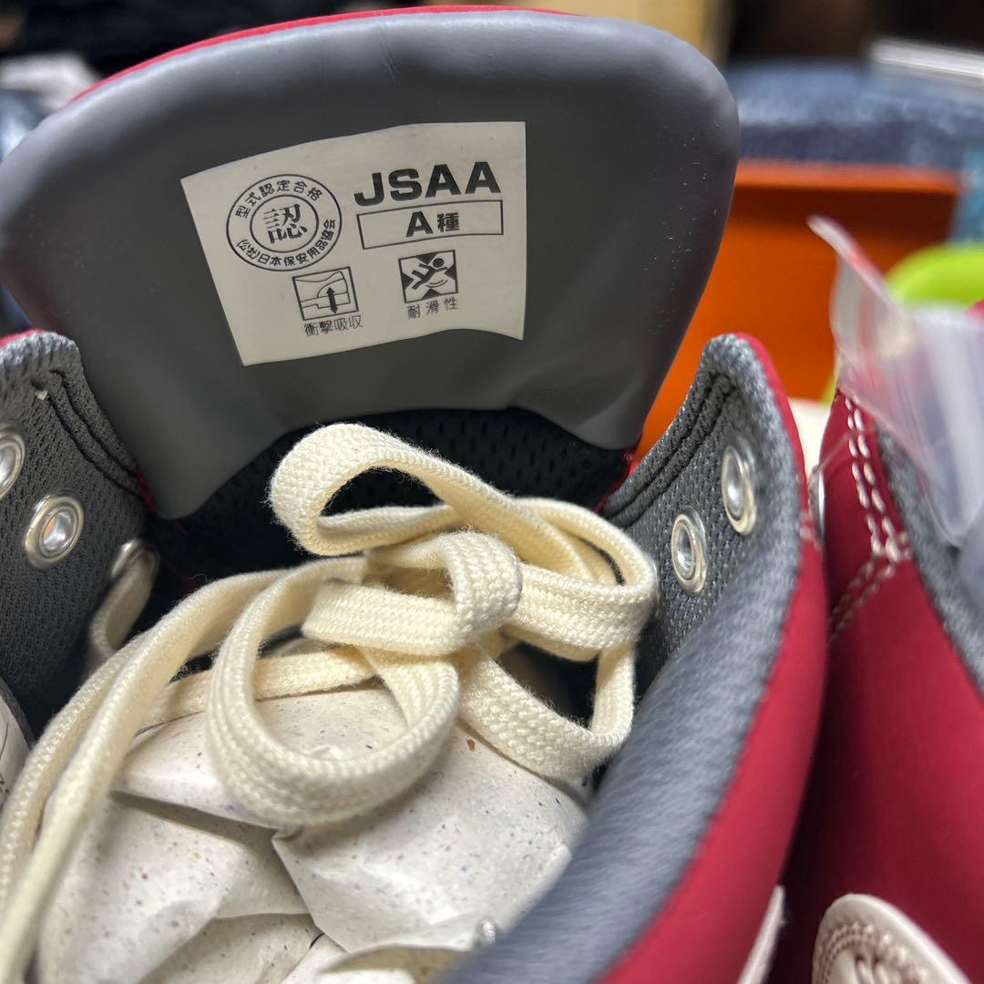 converse 安全靴　27cm Coca-Colaコラボ 赤 ハイカット