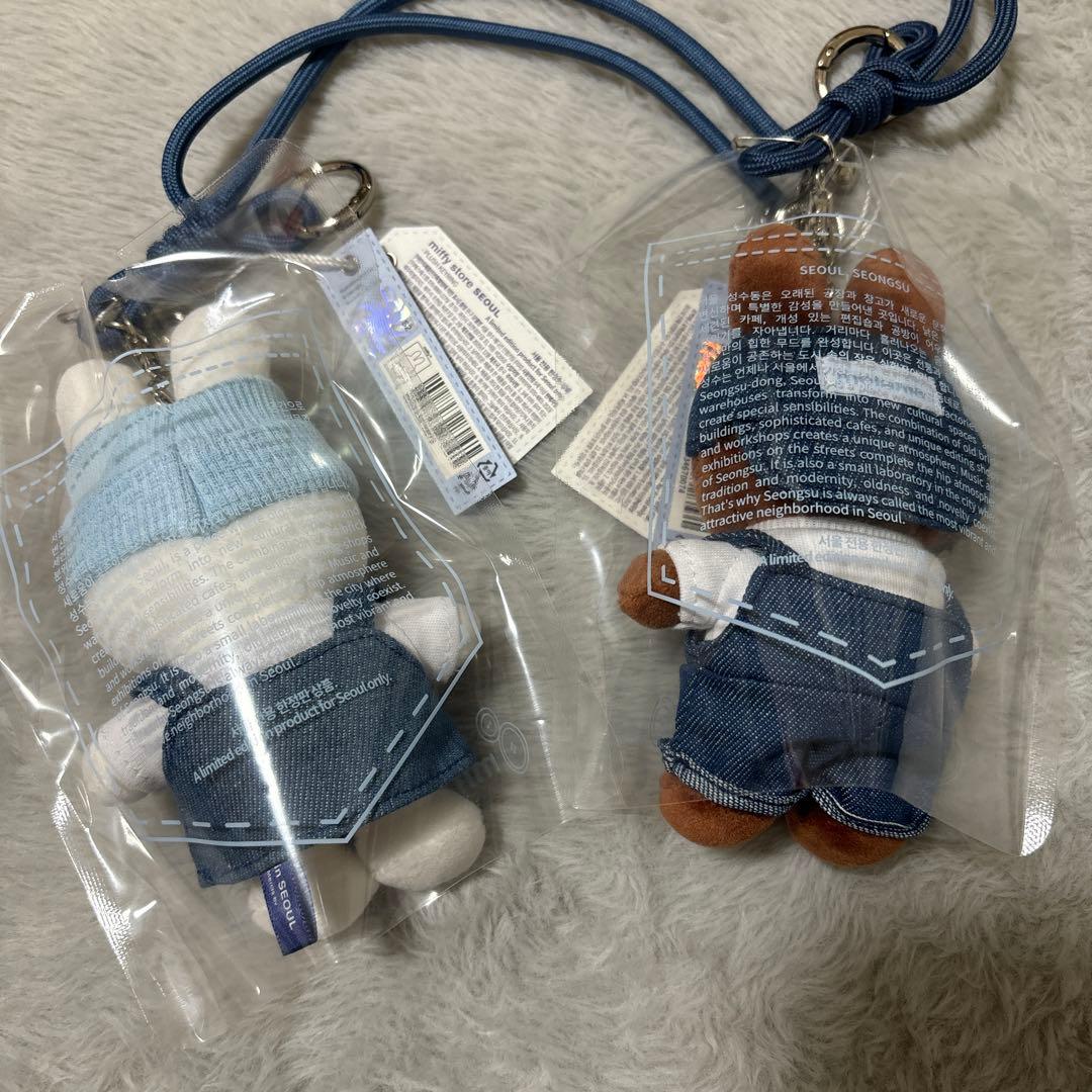 韓国限定 ミッフィー デニム キーホルダー - メルカリ
