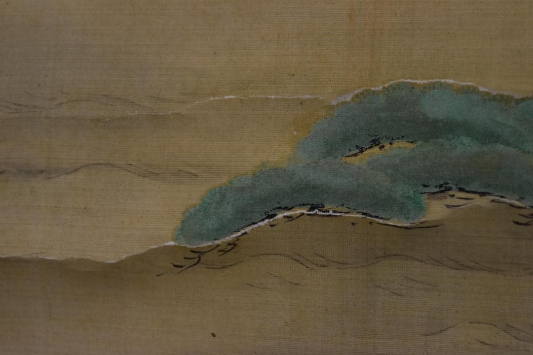 作者不詳/群鶴/千羽鶴/古画/掛軸☆宝船☆Z-729