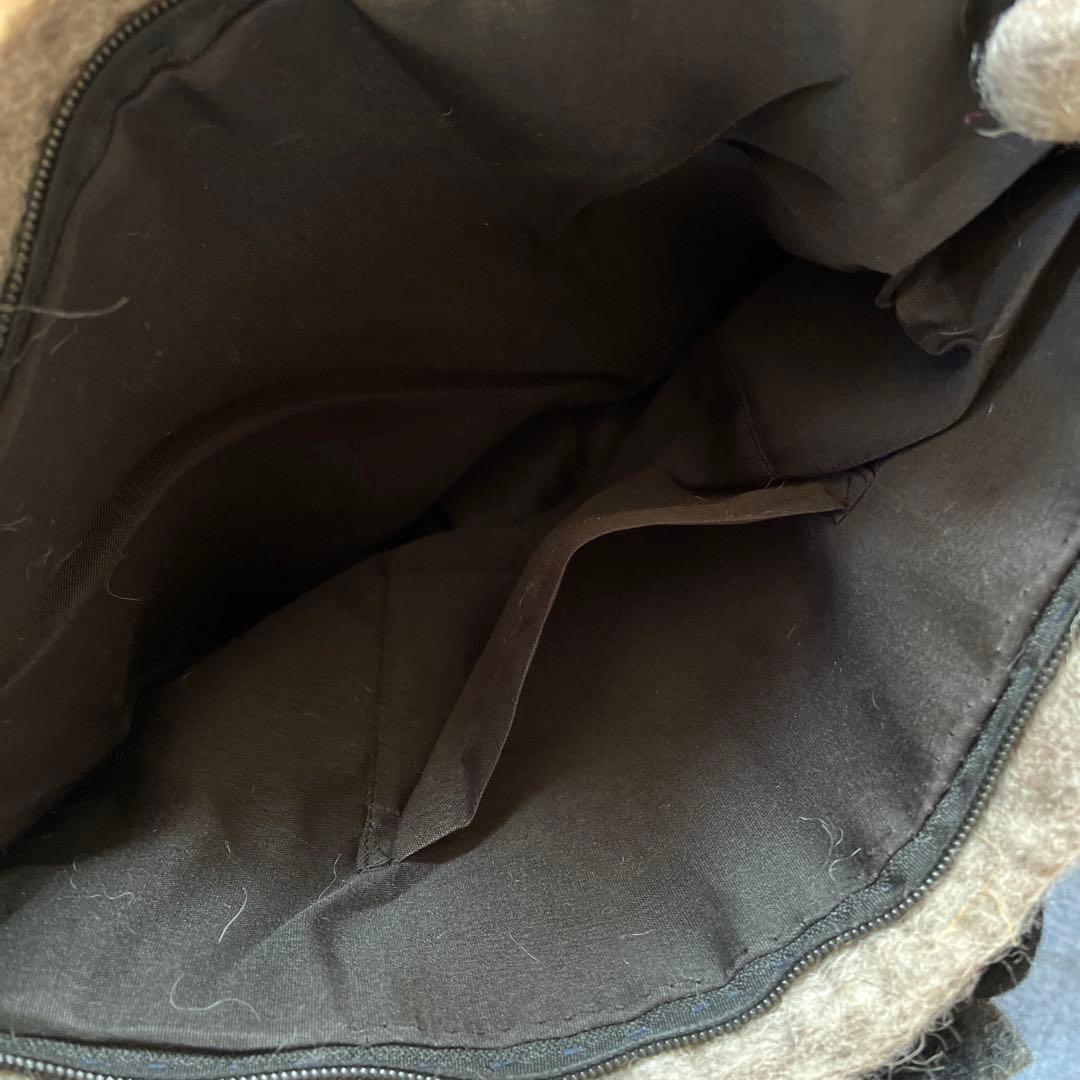 ウール生地　トートバッグ