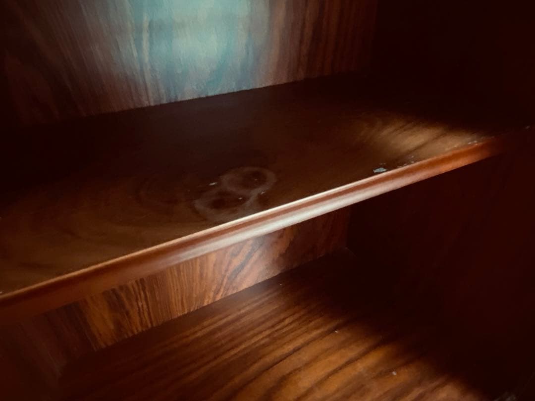 サイドボード 木製キャビネット ダークブラウン