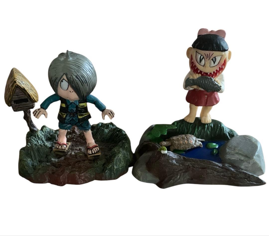 ゲゲゲの鬼太郎⭐️ゲゲゲのしげる妖怪絵巻&鬼太郎名鑑【食玩5体セット