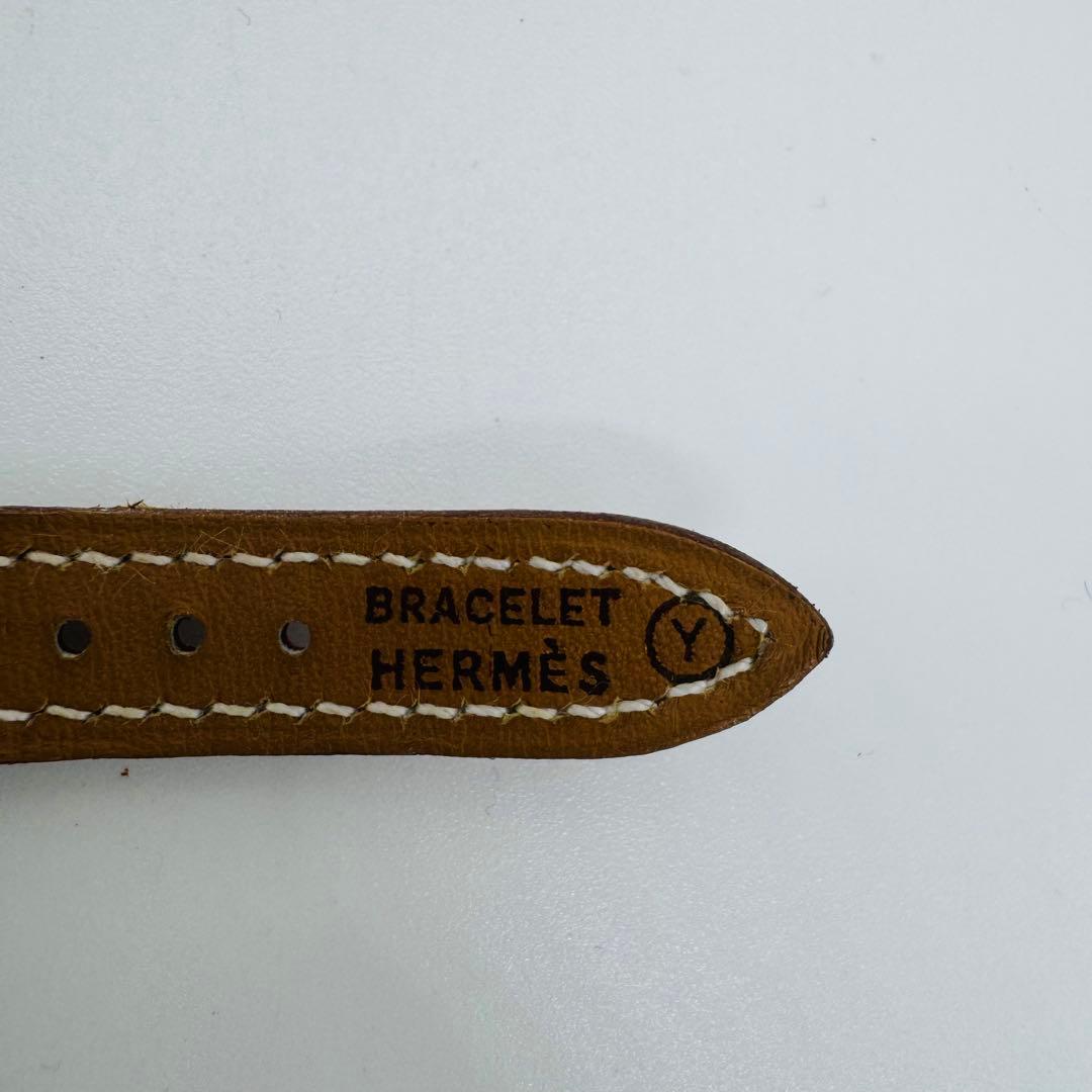 ✨HERMES✨エルメス✨クォーツ✨ゴールド文字盤✨ブラウン✨ケリーウォッチ✨