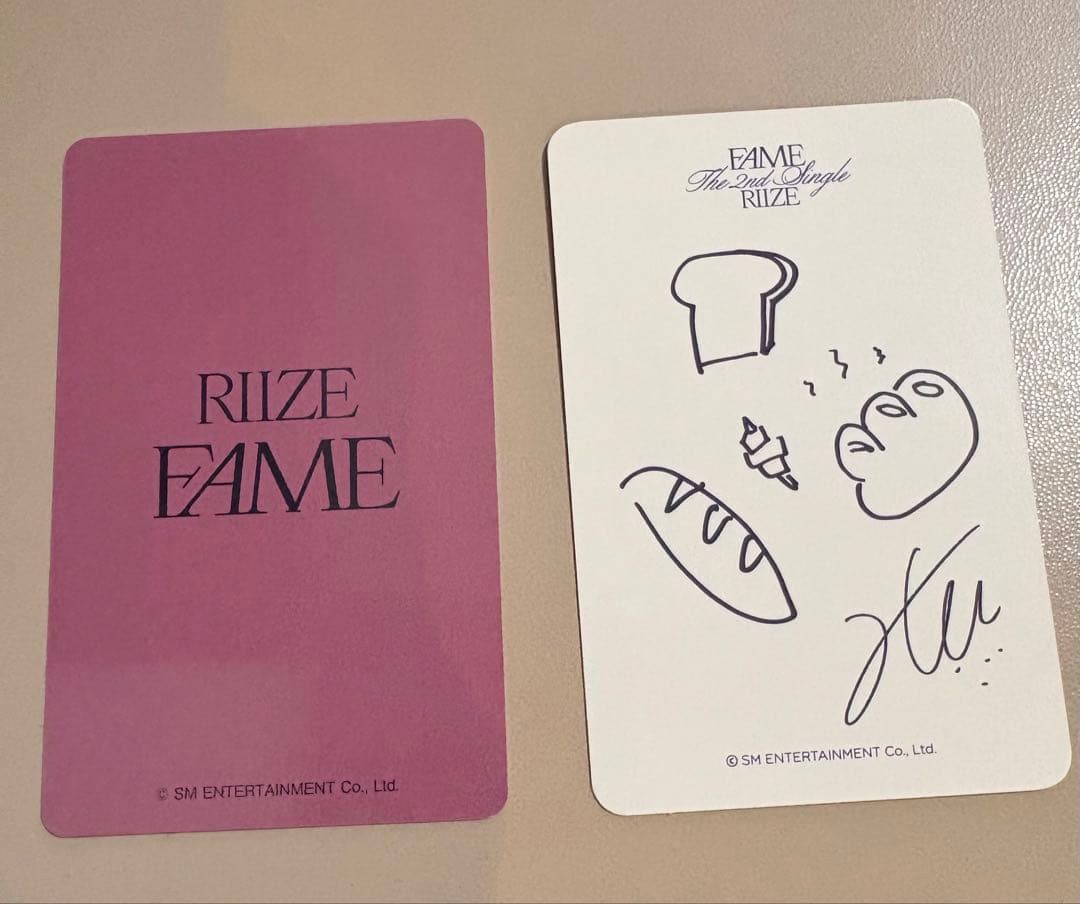 RIIZE ソヒ FAME MAKESTAR サイン会トレカ - メルカリ