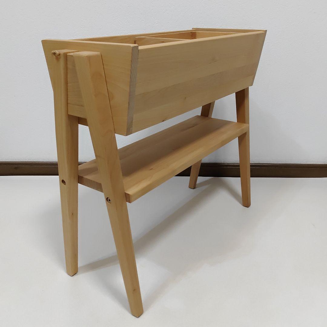 天然木 サイドラック シェルフ 棚 サイドテーブル マルチサイドラック