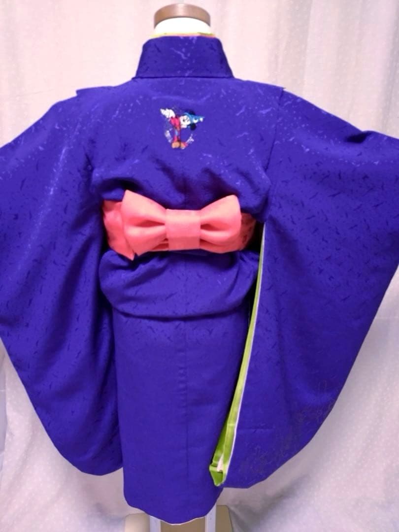 七五三　3歳　ディズニーミッキー着物　袴　小物セット