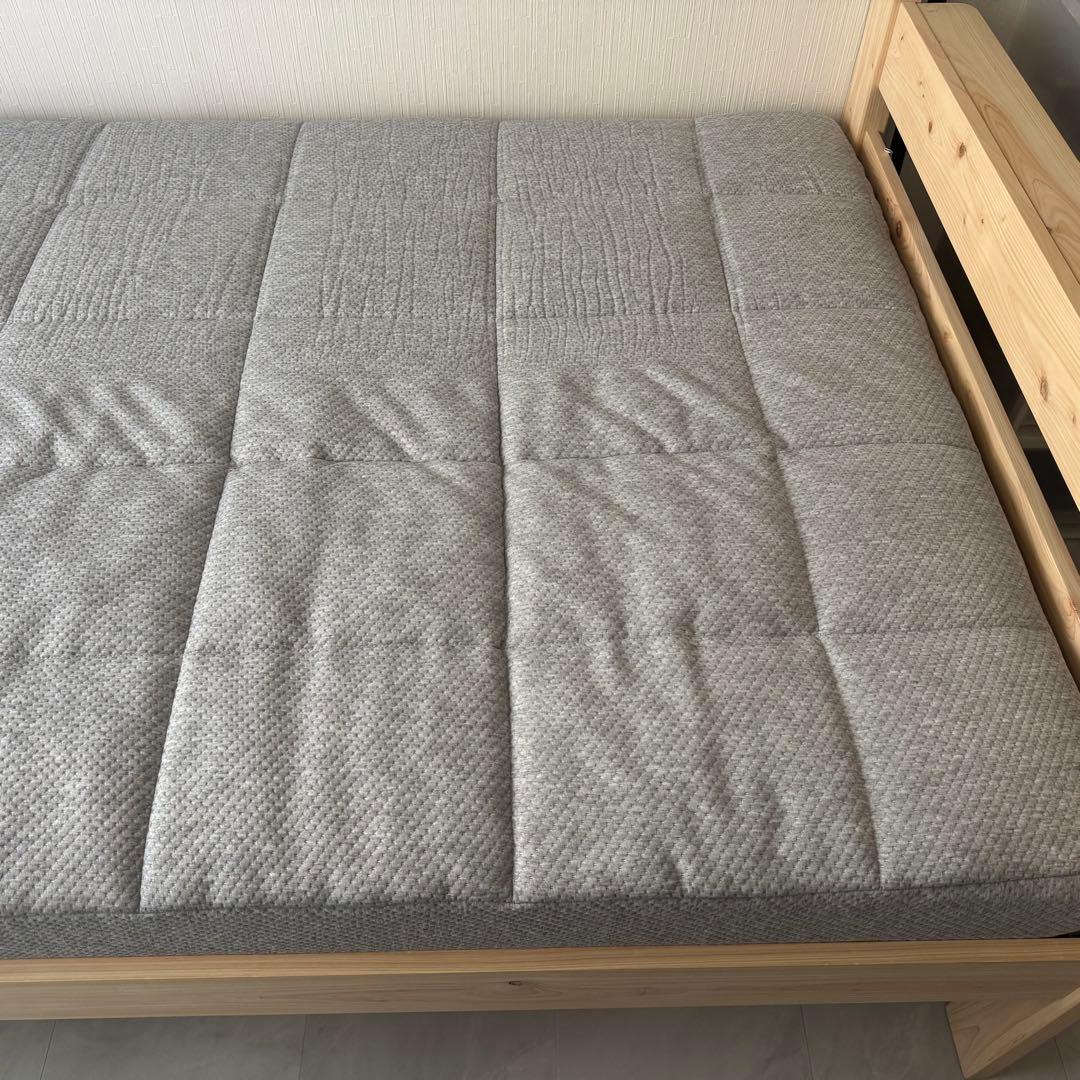 【美品】ふとんみたいなマットレス FUCCA セミダブル 厚さ18cm