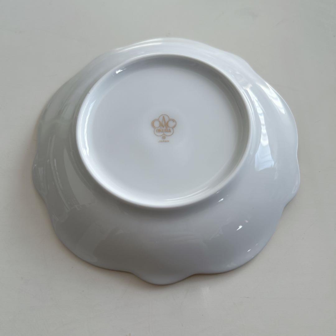 【新品•未使用•箱あり】大倉陶園 花毬 13cm 梅型皿 5枚セット