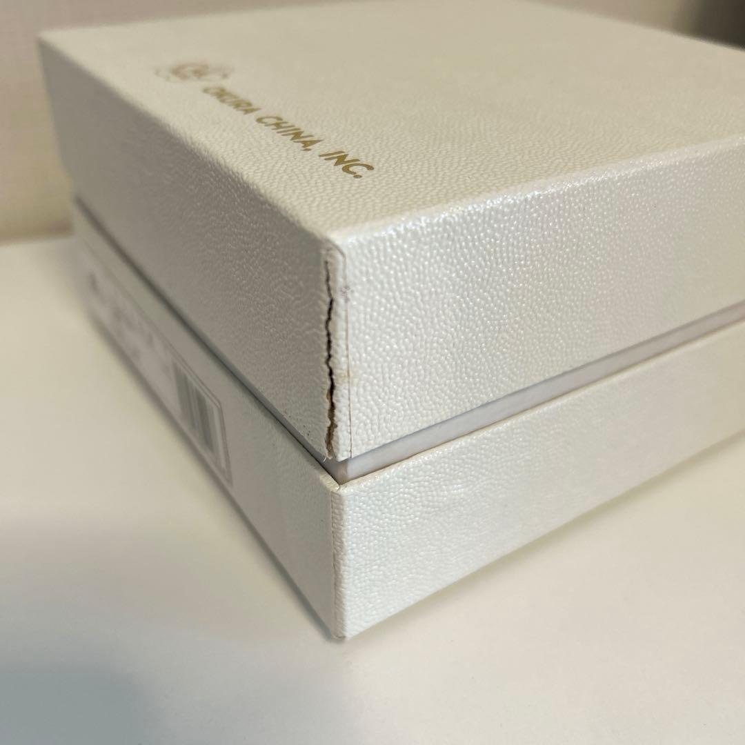 【新品•未使用•箱あり】大倉陶園 花毬 13cm 梅型皿 5枚セット