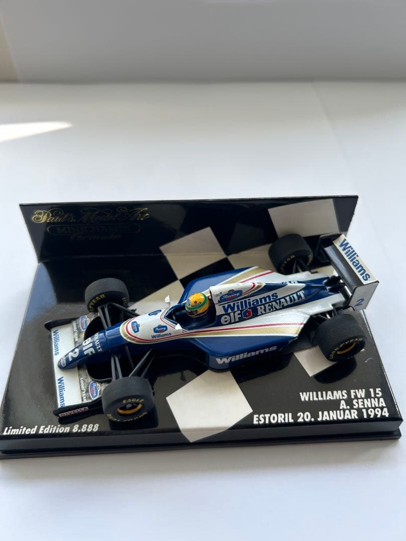 ミニチャンプス 1/43 ウイリアムズ ルノー FW15 アイルトン•セナ 限定