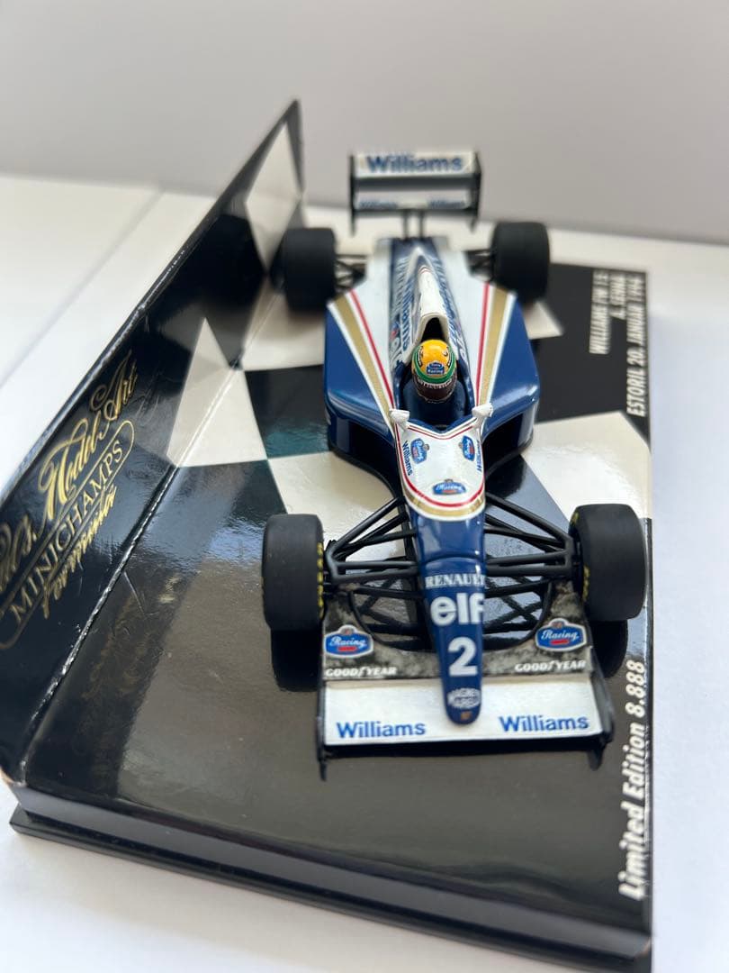 ミニチャンプス 1/43 ウイリアムズ ルノー FW15 アイルトン•セナ 限定