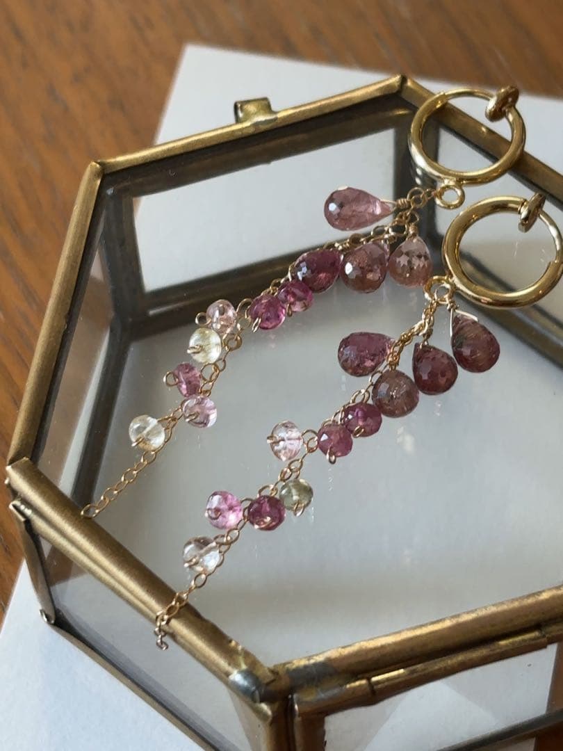 レン様 ミントエメラルドのピアス R778