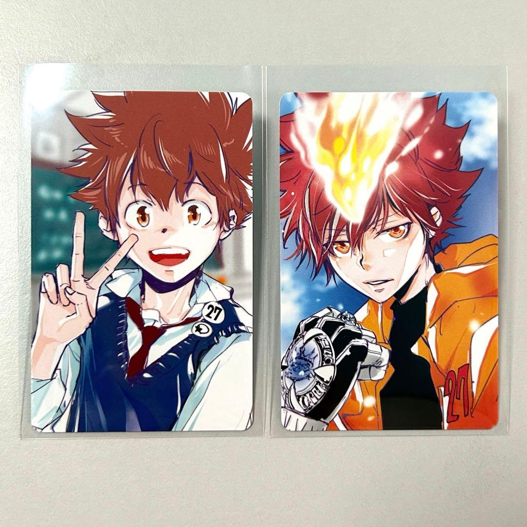 家庭教師ヒットマンREBORN！ 天野明展 自撮り風カード 沢田綱吉 超ツナ