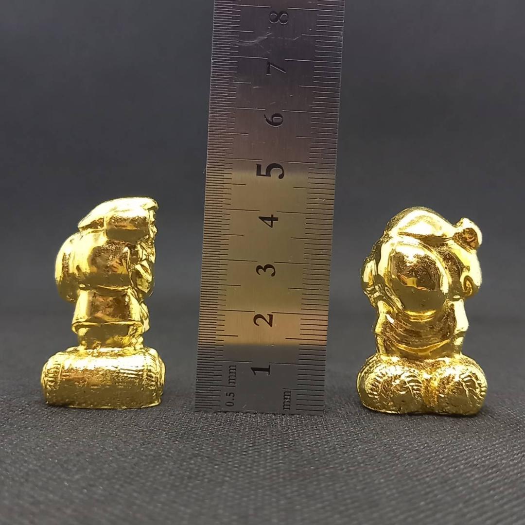 『24k純金貼り【超強力】大金運大黒天様オルゴナイト』だいこくてん 置物　360