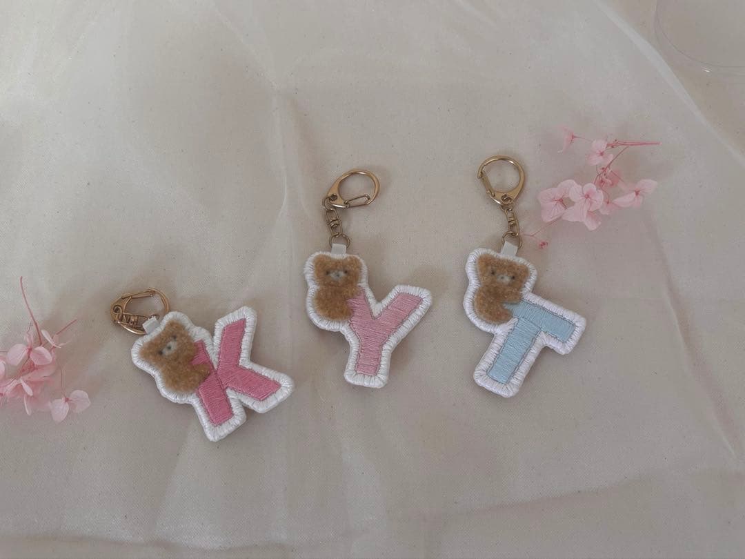 【確認用ページ】イニシャルキーホルダー