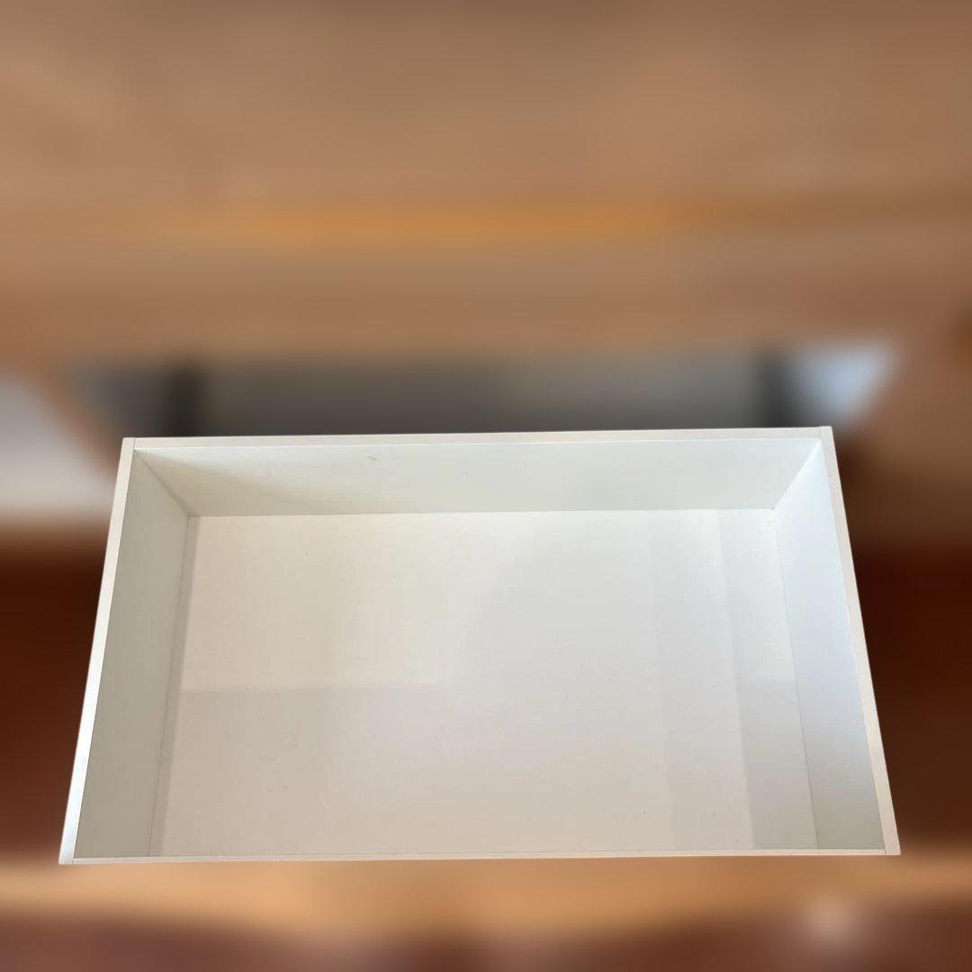 美品！堀田木工オープン食器棚ナチュラル木目調 食器棚 強化ガラス扉 カップボード