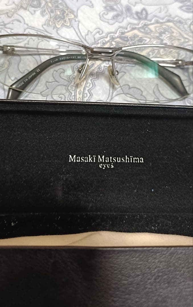 Masaki Matsushima メガネ(度あり) 専用ケース付き