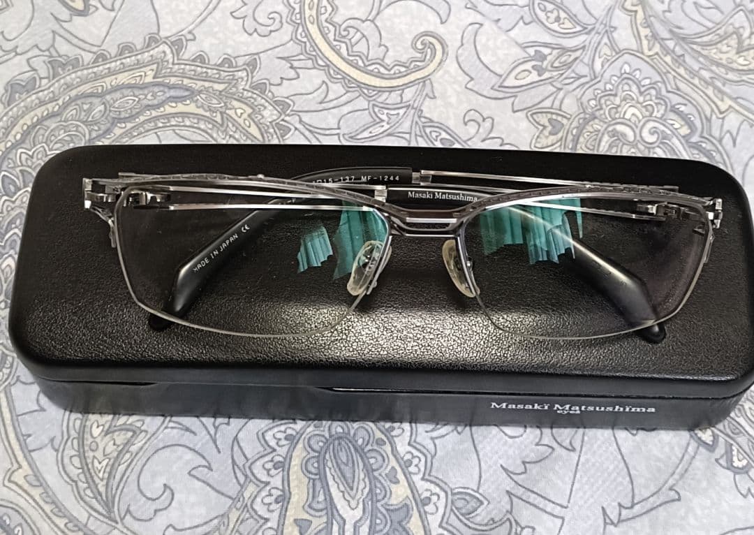 Masaki Matsushima メガネ(度あり) 専用ケース付き