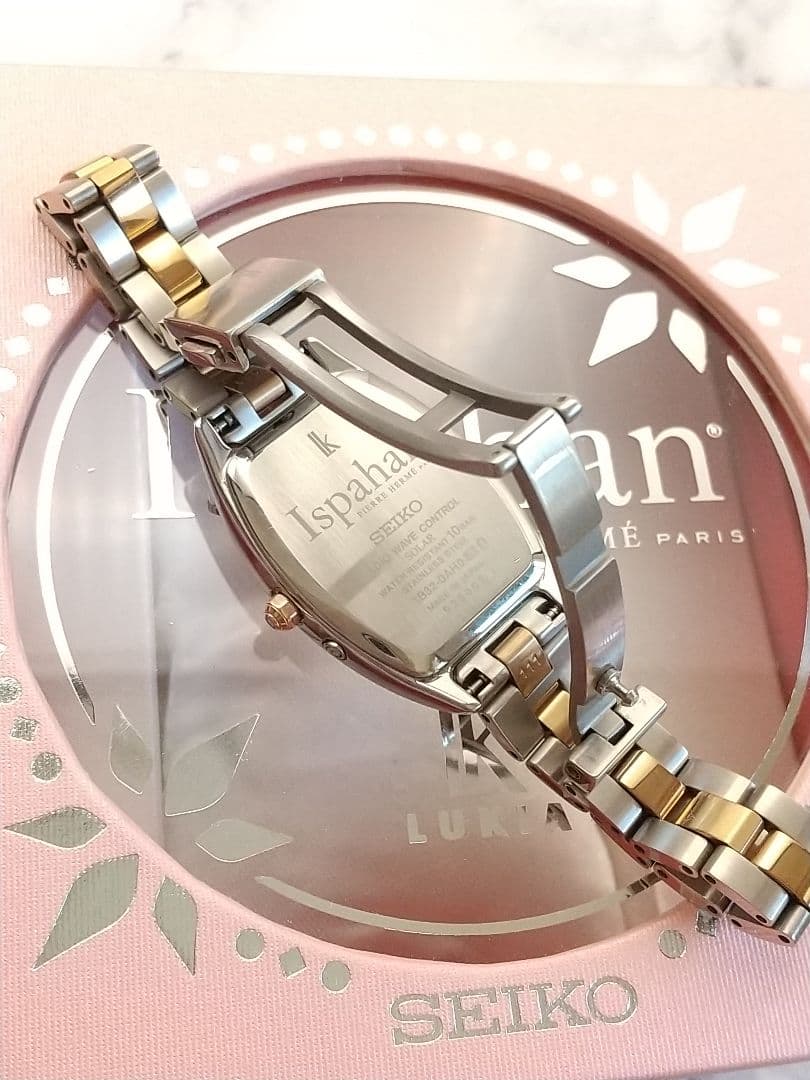 セイコー ルキア 美品ピエール・エルメコラボ 限定モデル ダイヤ 電波ソーラー
