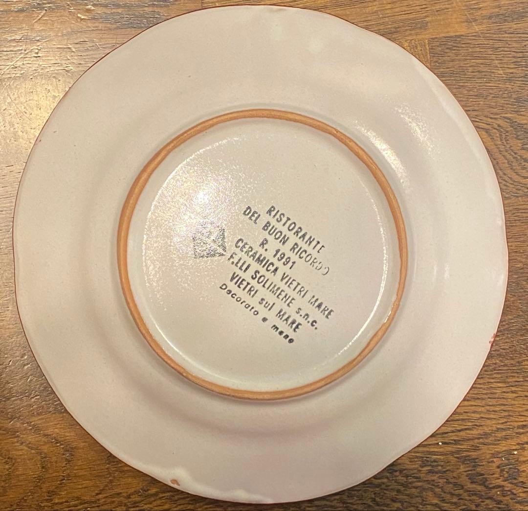 ブオンリコルド　イタリア製絵皿　マラテア 1991年　　　　　#70
