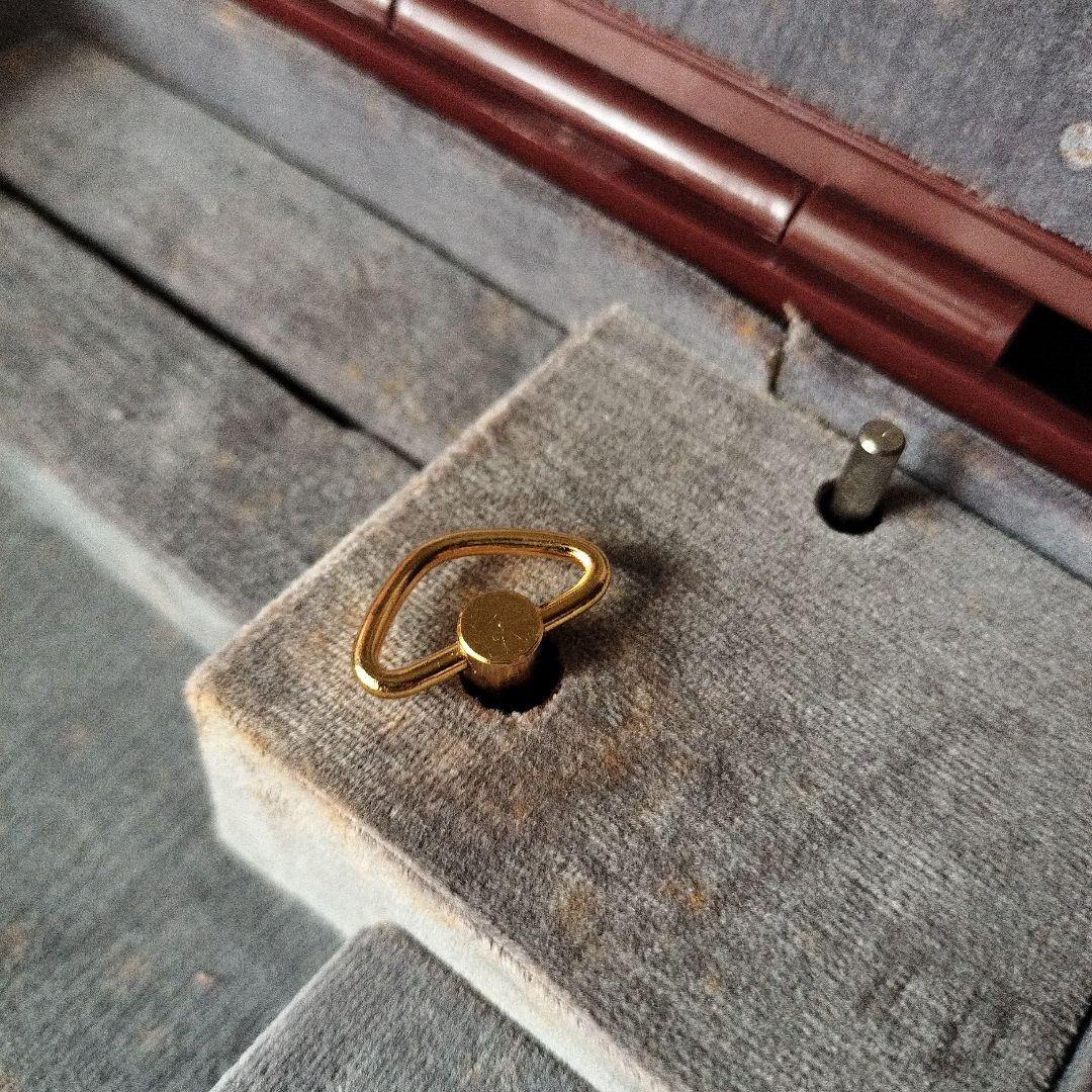 【アンティーク】赤いオルゴールボックス ジュエリーBOX