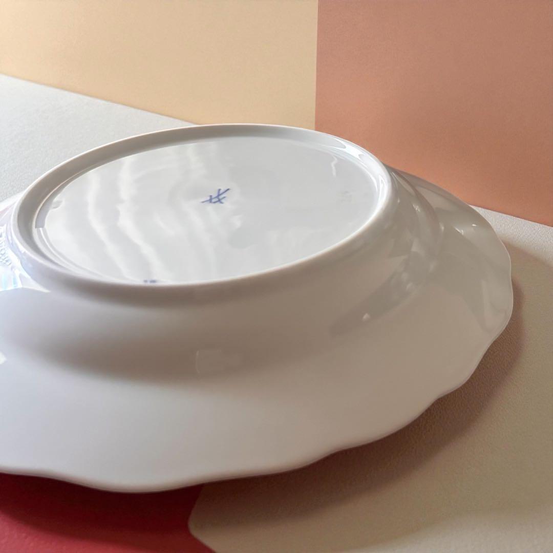 新品未使用☆Meissen ブルーオニオン プレート20cm 2枚セット 美品