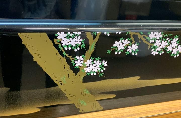 \"鶴\"セット No.95-2 飾り台と屏風セット　2段飾り　雛人形