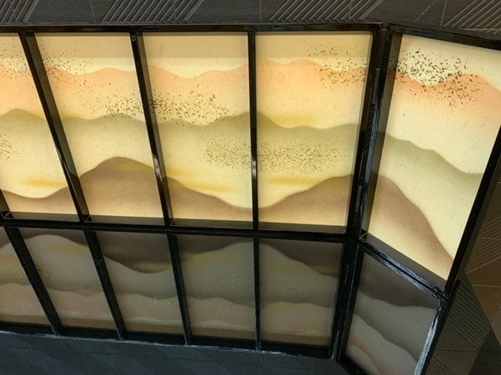 \"鶴\"セット No.95-2 飾り台と屏風セット　2段飾り　雛人形