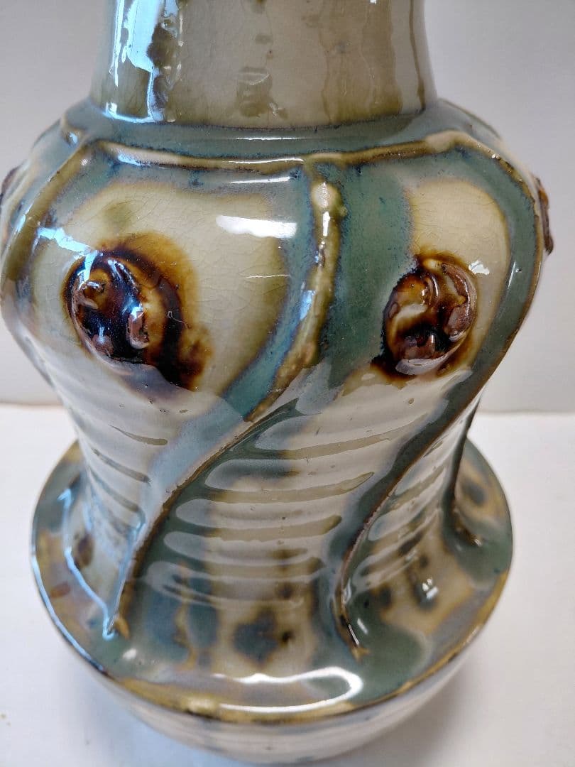 琉球壺屋焼 小橋川源慶作 ゲンケイ印あり 約34センチ 最終価格 - メルカリ