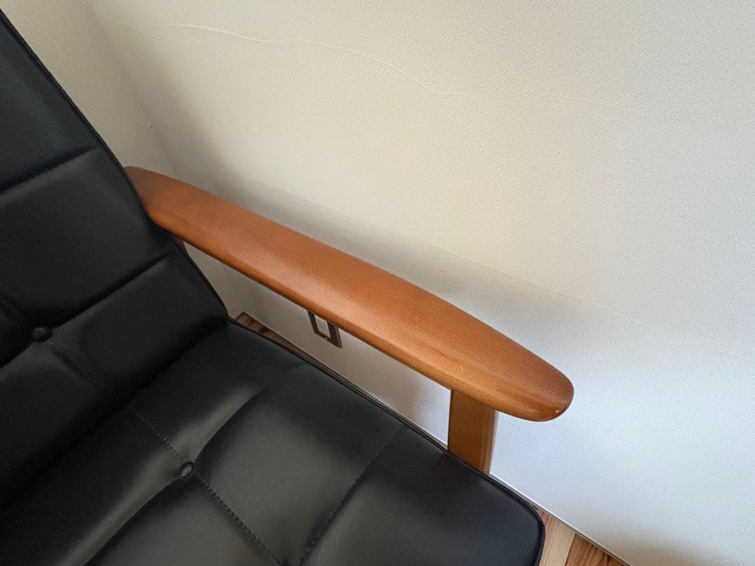 美品 カリモク60 Kチェア 2シーター スタンダードブラック