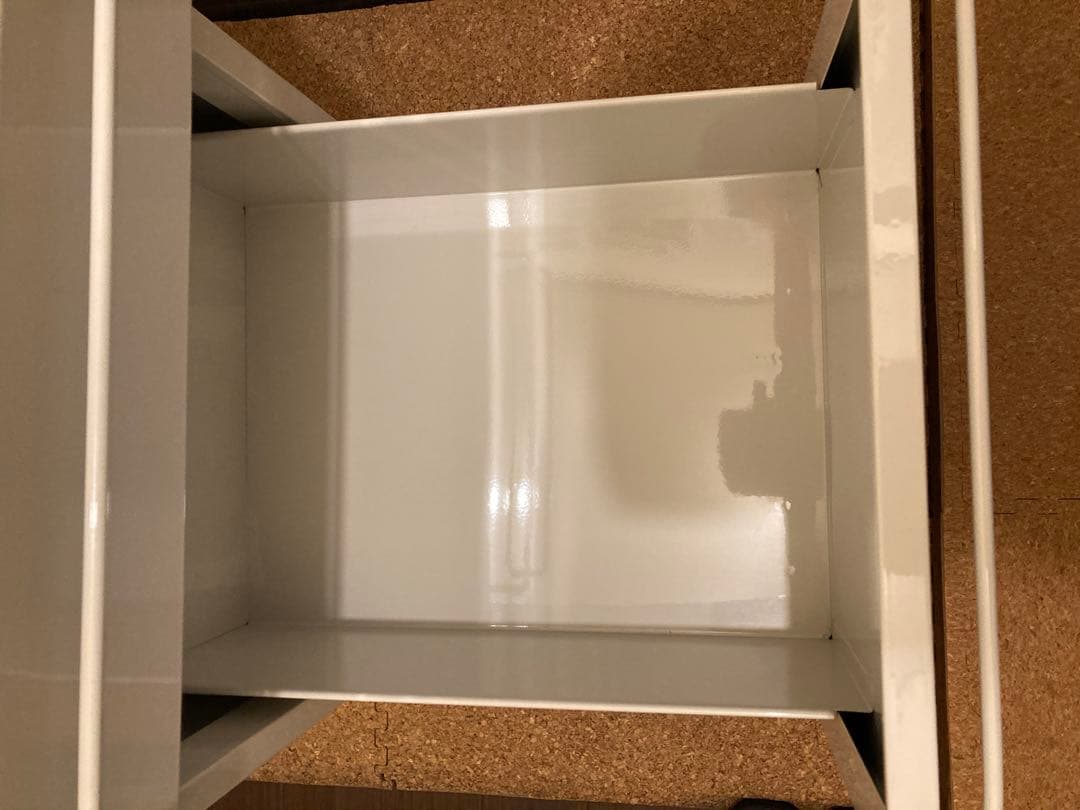 無印スチール製　そで机