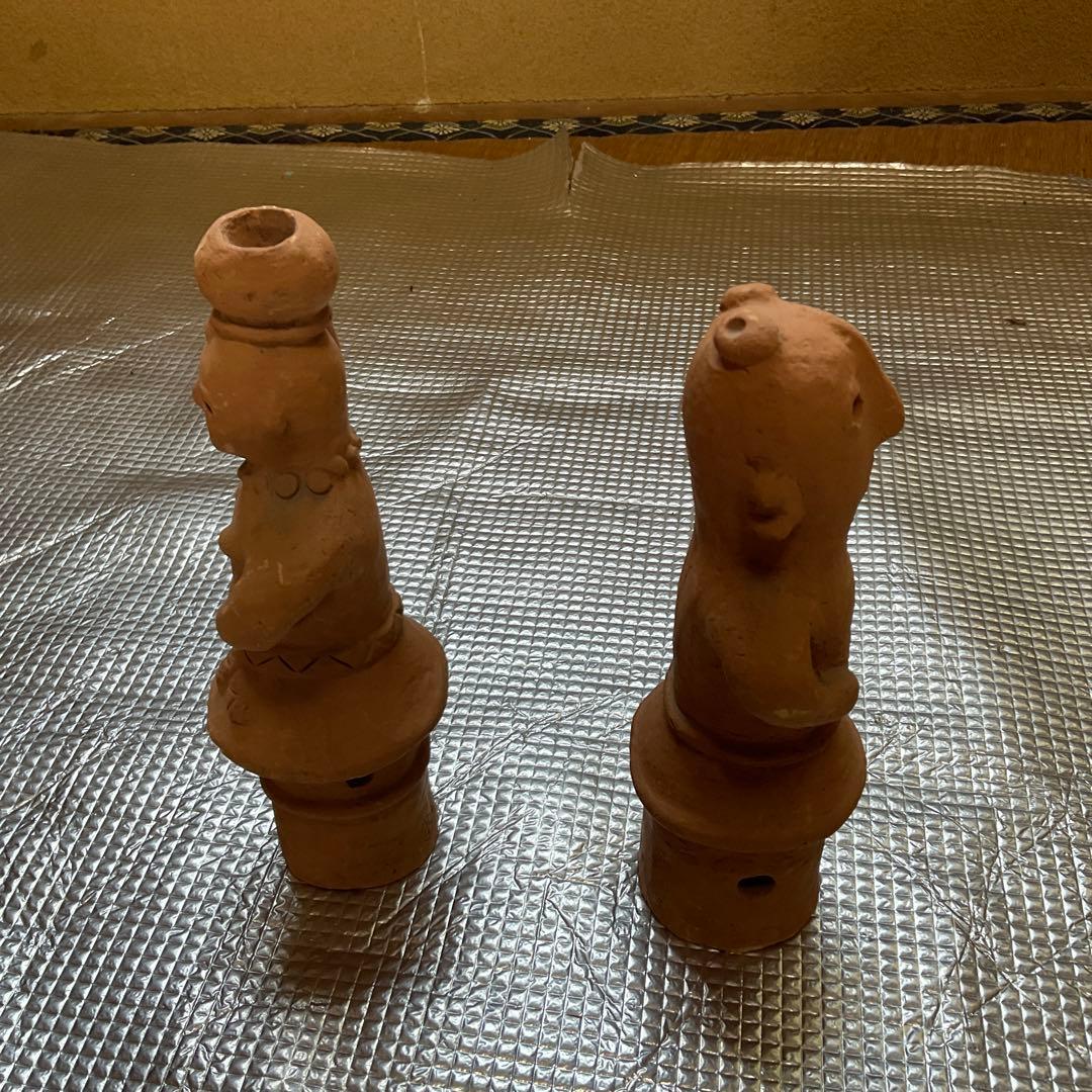 埴輪　五体セット　バラ売り不可　【昭和時代に集めた物です。昭和レトロ】