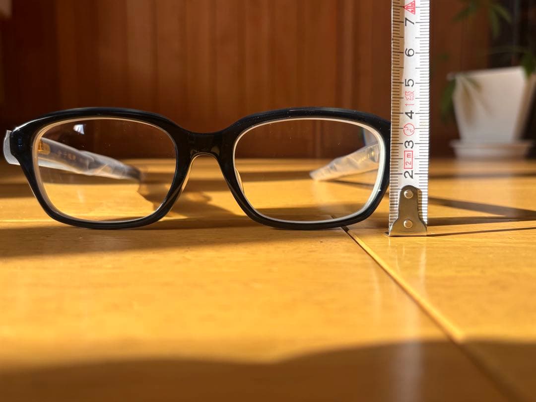 金子眼鏡 メガネ ブラック プラスチックフレーム