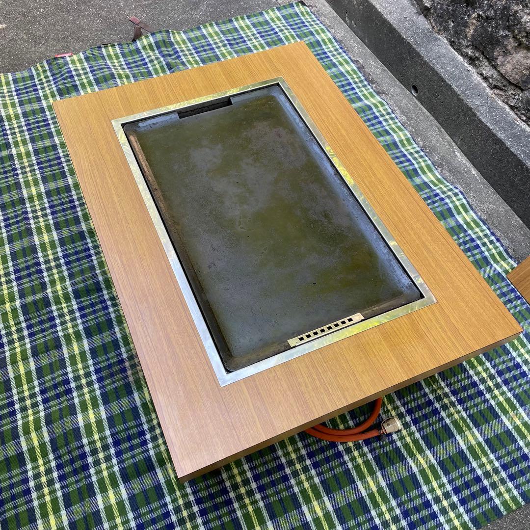 お好み焼き 鉄板焼き座卓テーブル　座卓　プロパン用　LPG 大きめ　業務用