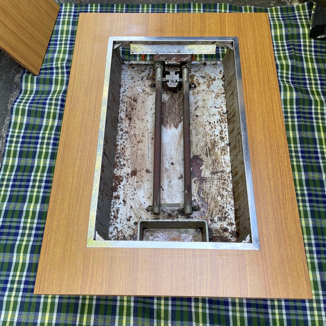 お好み焼き 鉄板焼き座卓テーブル　座卓　プロパン用　LPG 大きめ　業務用