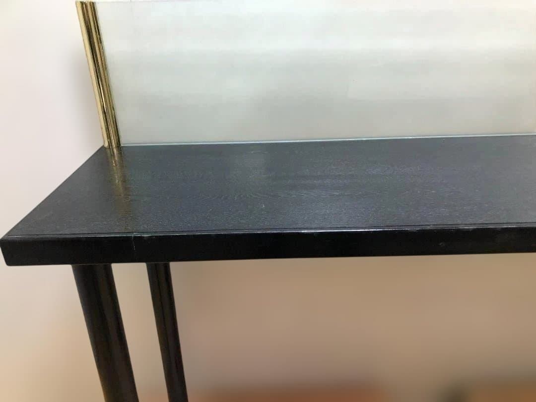 【送料無料】店舗什器 ハイカウンター テーブル ガラス間仕切り 251109