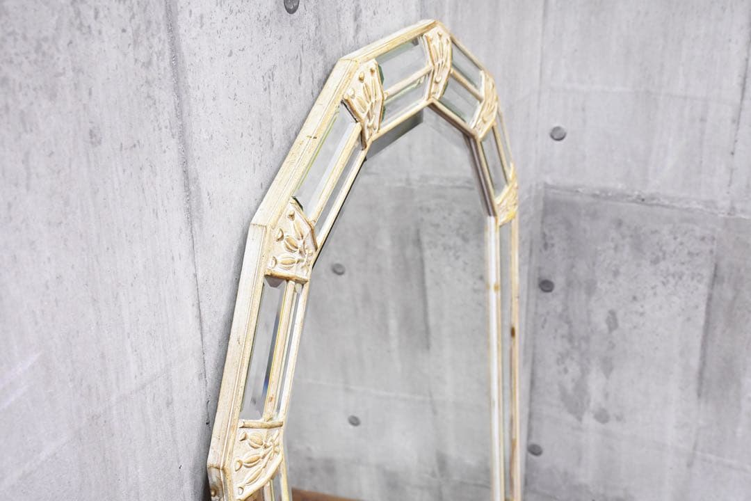 EGC88 イタリア製 チェリーニ・ジョヴァンニーニ ウォールミラー 木彫刻