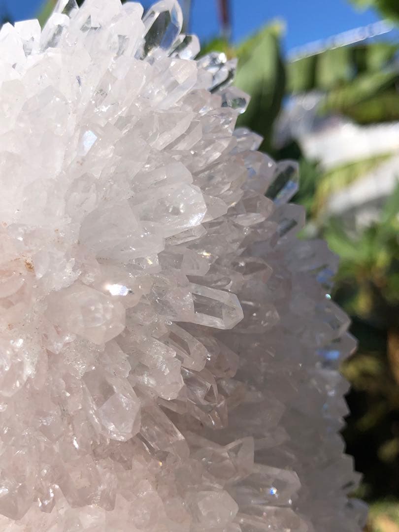 ✳ ❤️超レア4.2 kg 透明感拔群雪結晶 花形水晶クラスター