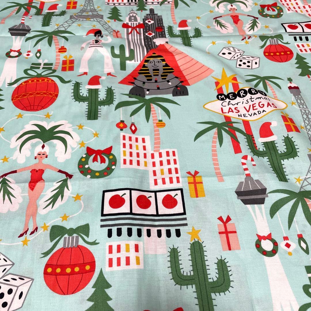 アレキサンダーヘンリー クリスマス ラスベガス テーマ 生地 - メルカリ