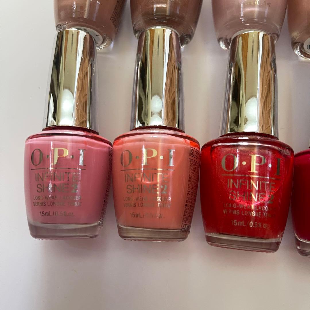 【スーパーセール❗️新品】OPIインフィニットシャイン〔ベージュ赤ピンク系〕