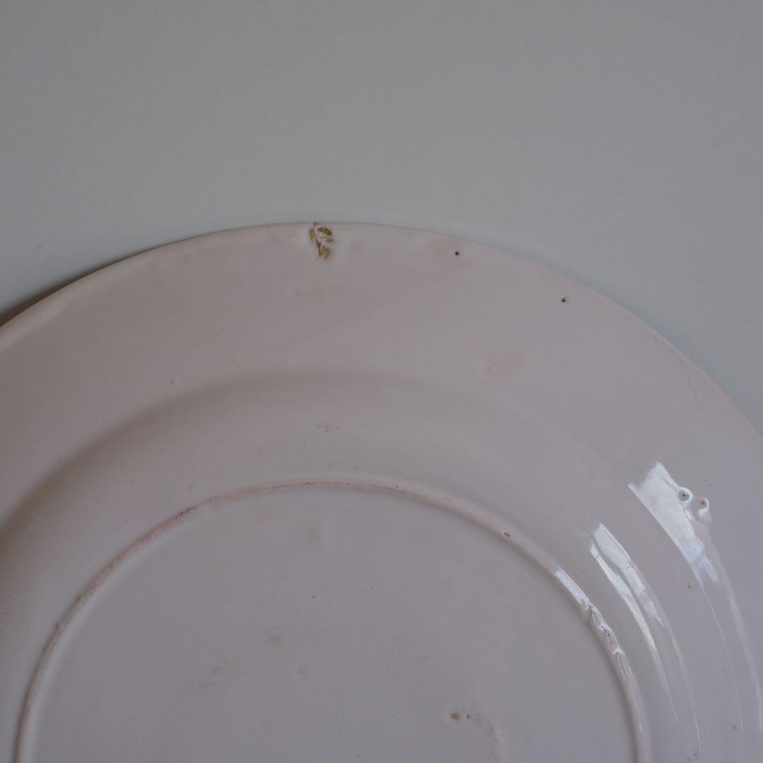 ムスティエ　アンティーク皿　フランスアンティーク