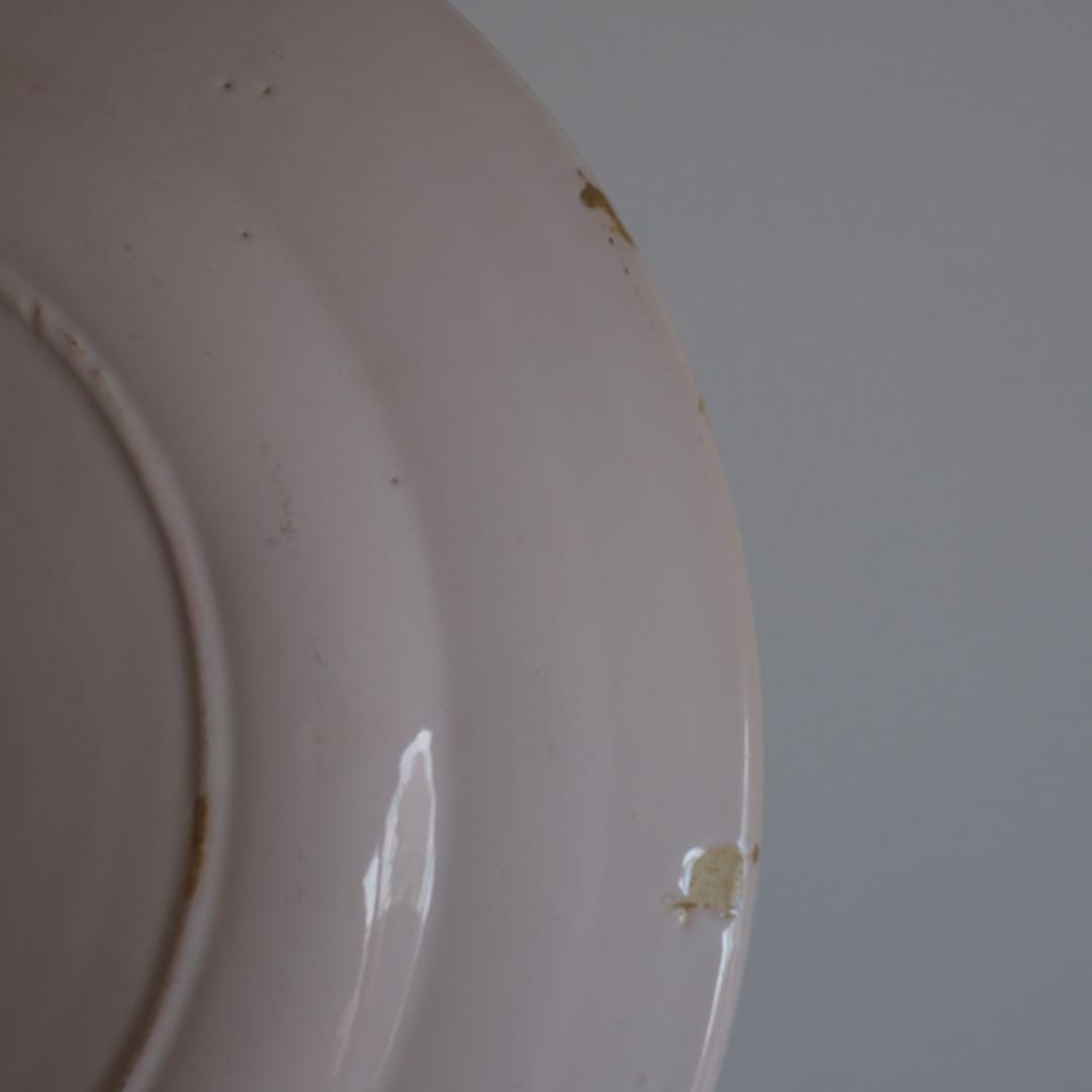 ムスティエ　アンティーク皿　フランスアンティーク